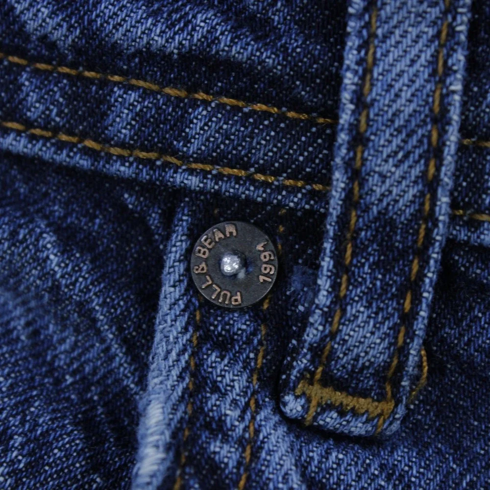 Pull & Bear Men's Jeans - Medium Blue - Tapered - Size 32